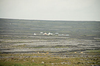 View of Inishmore from Dn Aengus - a tiny village in the middle