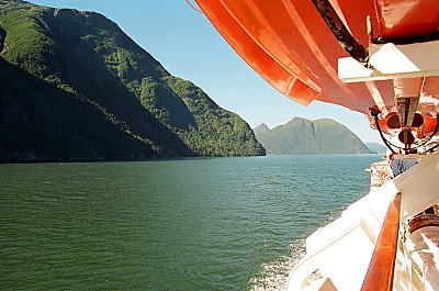 Onboard the vessel M/S Vesterlen