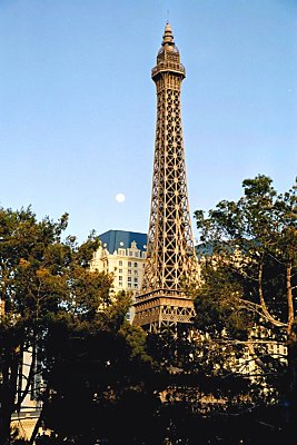 Moon over Paris