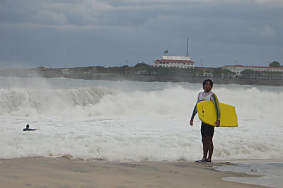 Klar til surfing p Copacabana