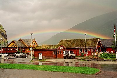 Rainbow across Flm