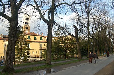 Stien rundt om Lucca